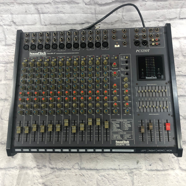 Soundtech PC1250T 12 Channel Powered Mixer - Evolution Music