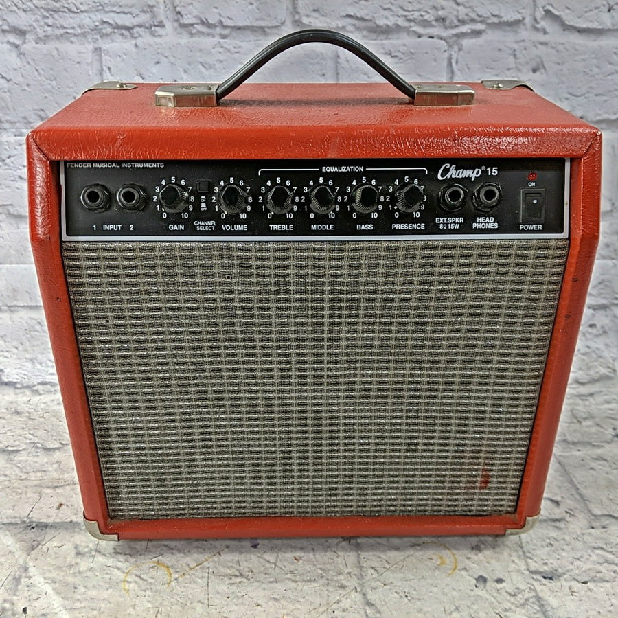 Squier Champ 15 Guitar Combo Amp - Red