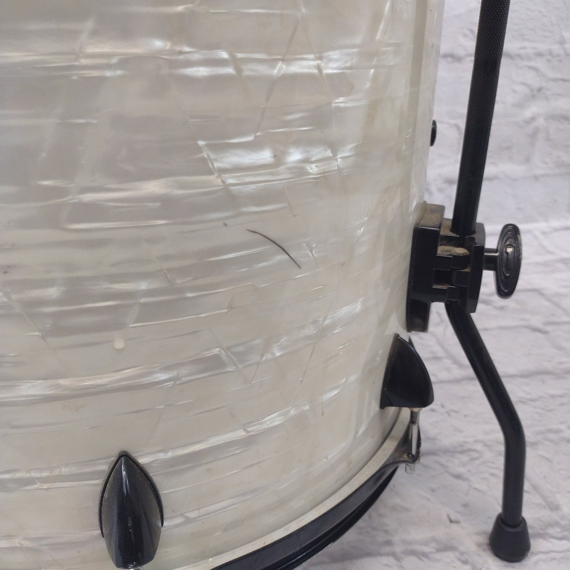 Orange County Drums & Percussion OCDP Venice 3pc Drum Kit - Pearl White