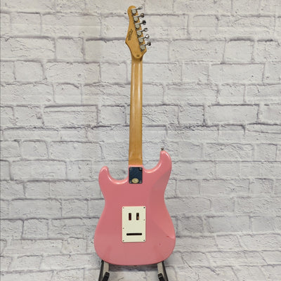 Austin Pink Stratocaster with Bridge Humbucker Electric Guitar