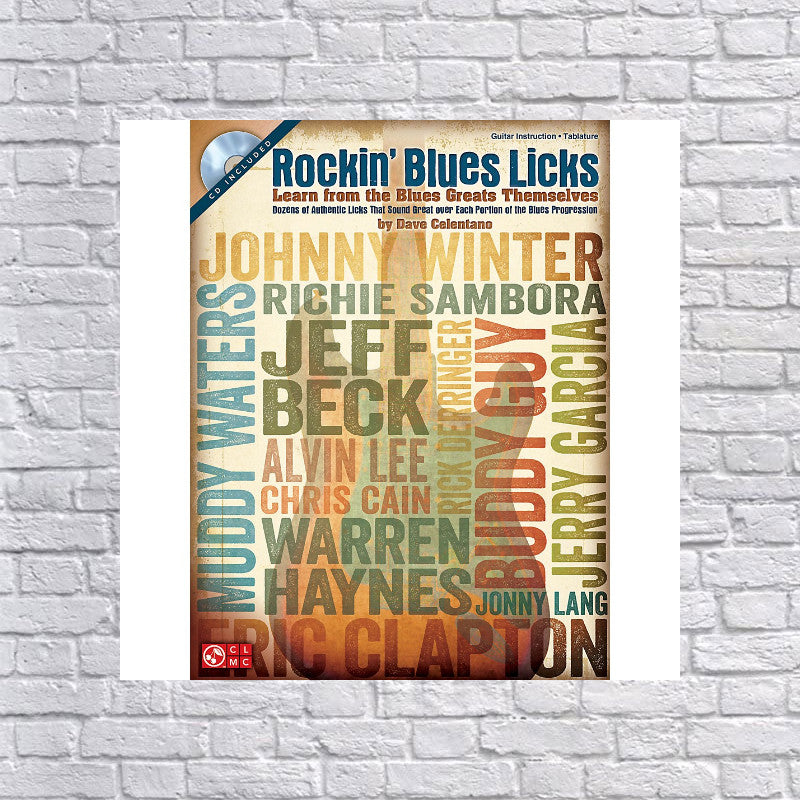 Hal Leonard Rockin' Blues Licks Learn from the Blues Greats Themselves Book/CD