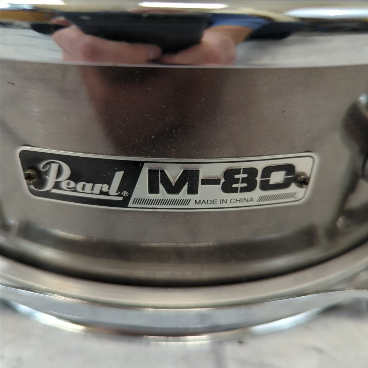 Pearl M80 Brushed Pewter Popcorn Snare