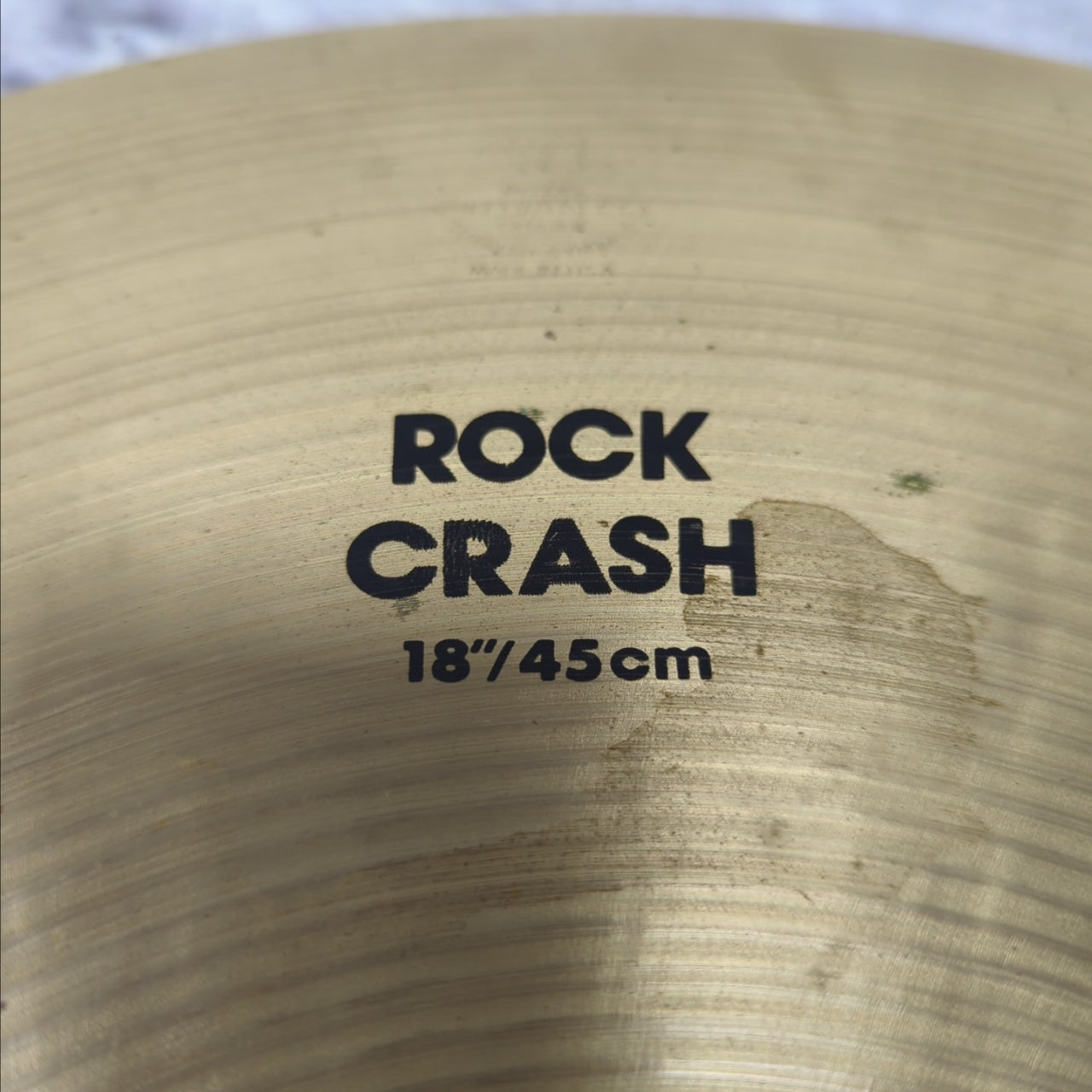 Zildjian Rock Crash 18" Crash Cymbal 1850g 1981-1992 (“CO.” Stamp)