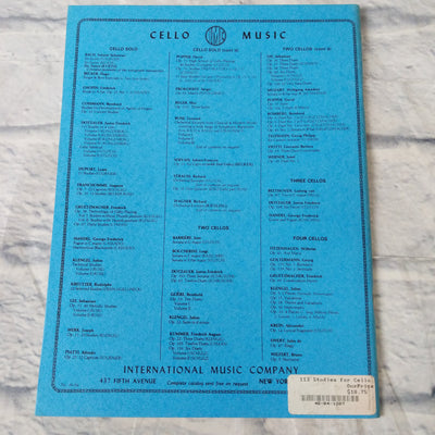 Dotzauer 113 Studies For Cello Solo Book IV (New York 10016)