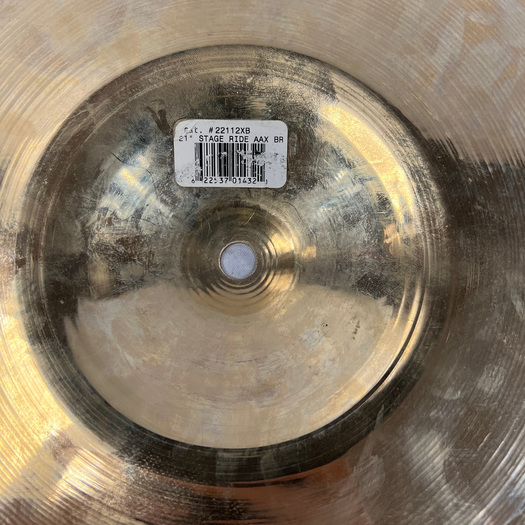 Sabian AAX 21" Stage Ride (Cracked) Crash Ride Cymbal