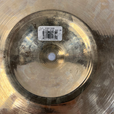 Sabian AAX 21" Stage Ride (Cracked) Crash Ride Cymbal