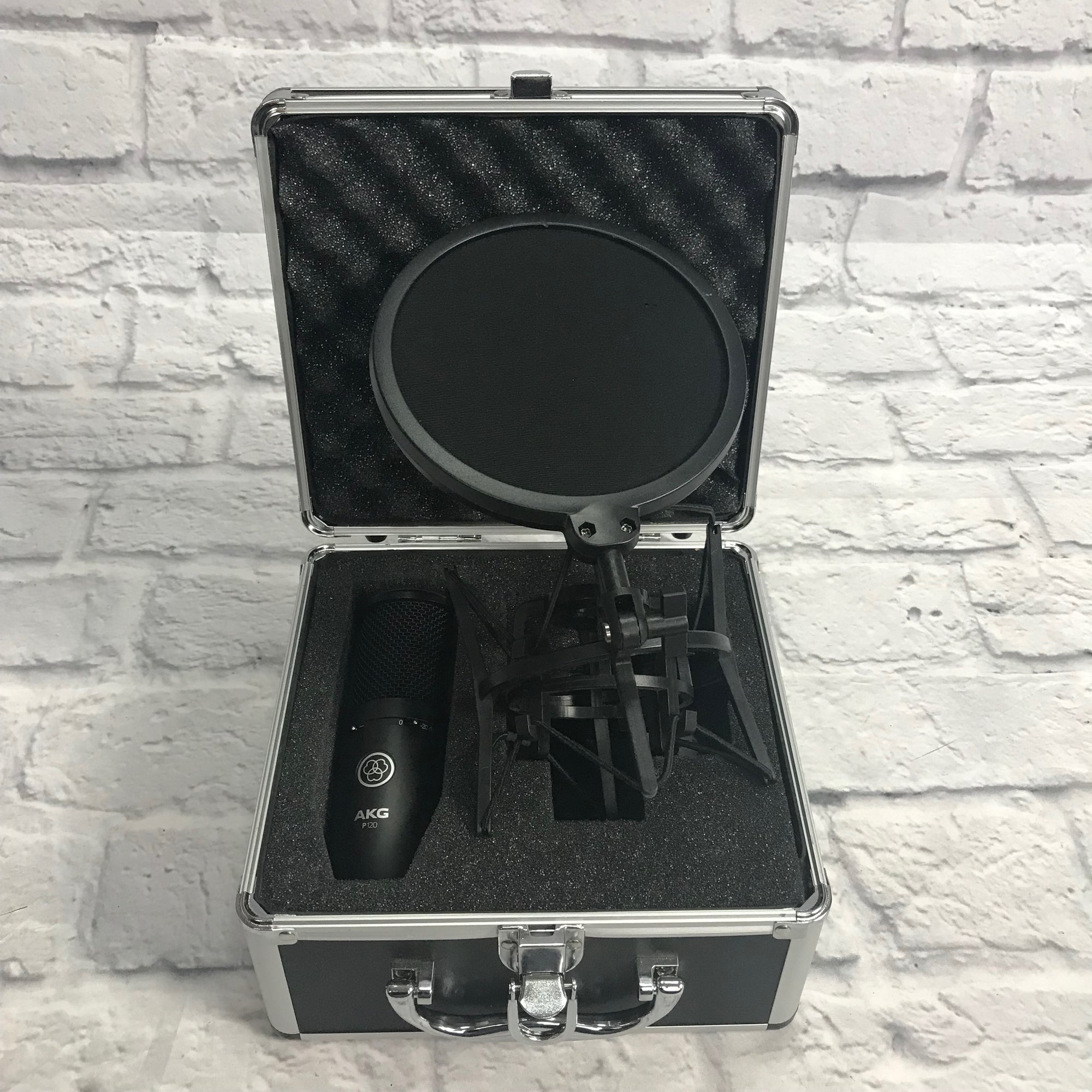 AKG P120 Condenser Microphone with Case & Mount - Evolution