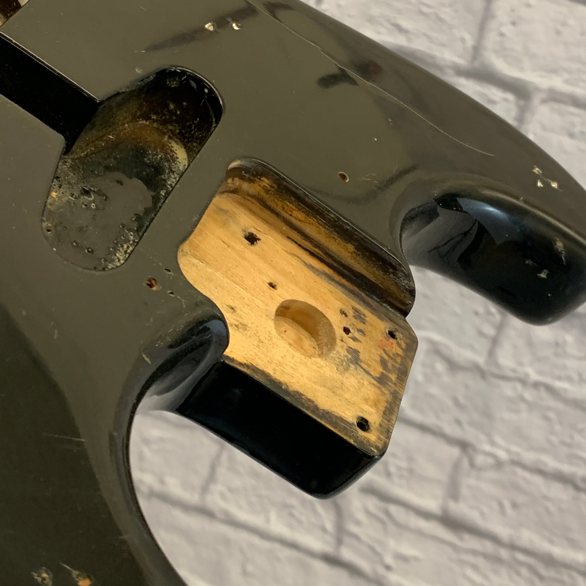 Project Electric Guitar Body Black