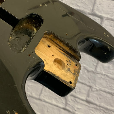 Project Electric Guitar Body Black