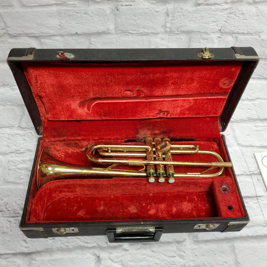1960's Elkhorn by Getzen trumpet with case