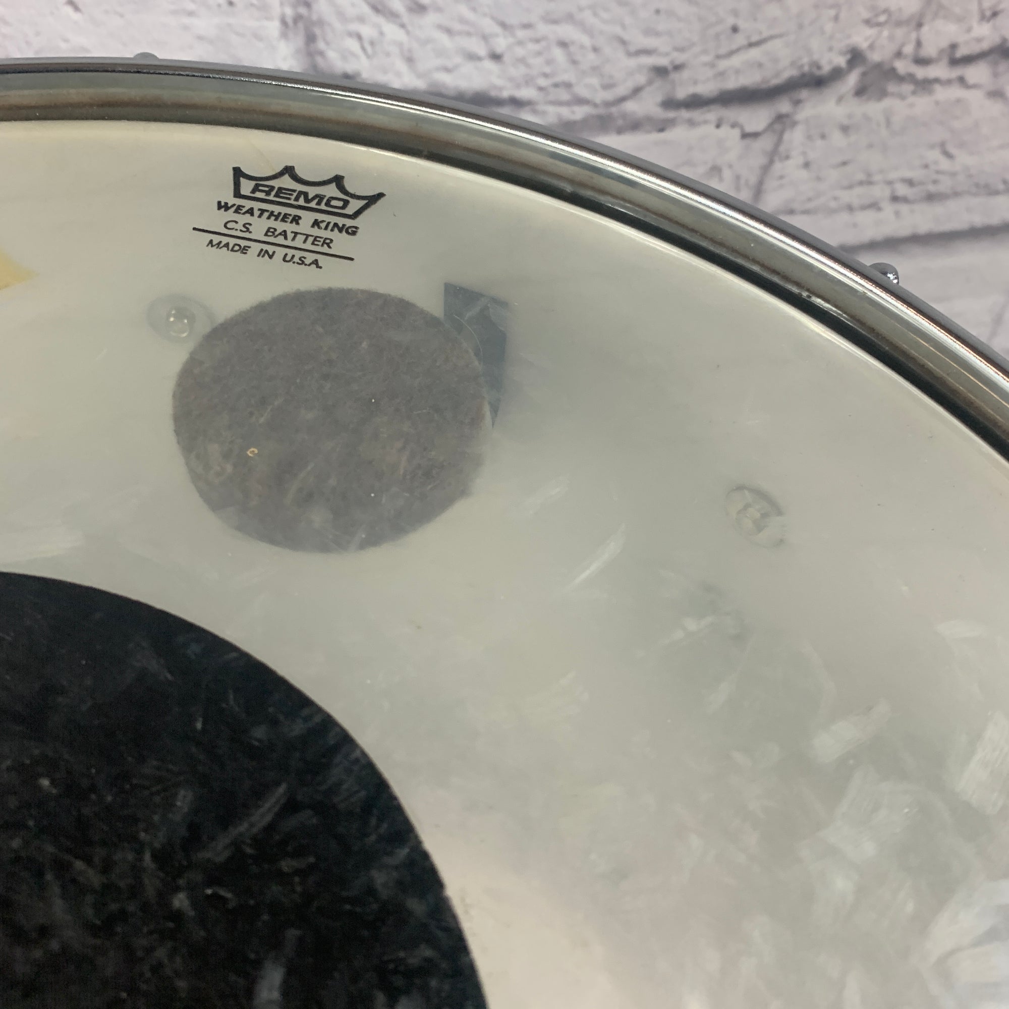Ludwig Chrome Over Vistalite 16x16 Floor Tom