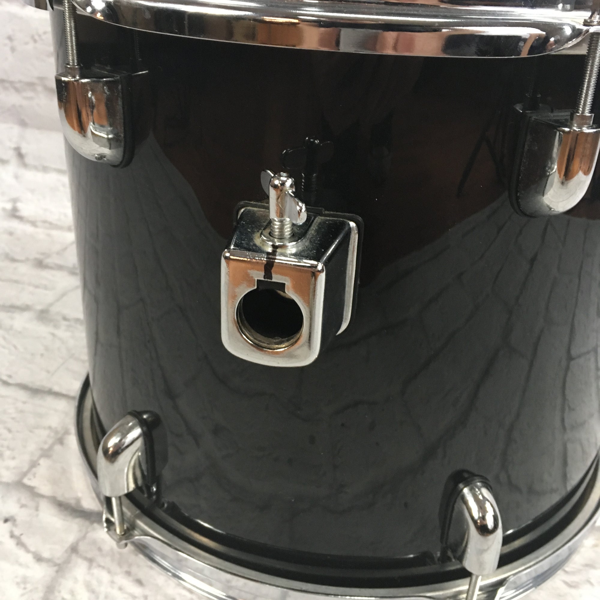Unknown 13x10.5 Black Tom Drum