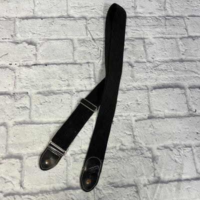 Vintage Earth III Guitar Strap Black Cloth