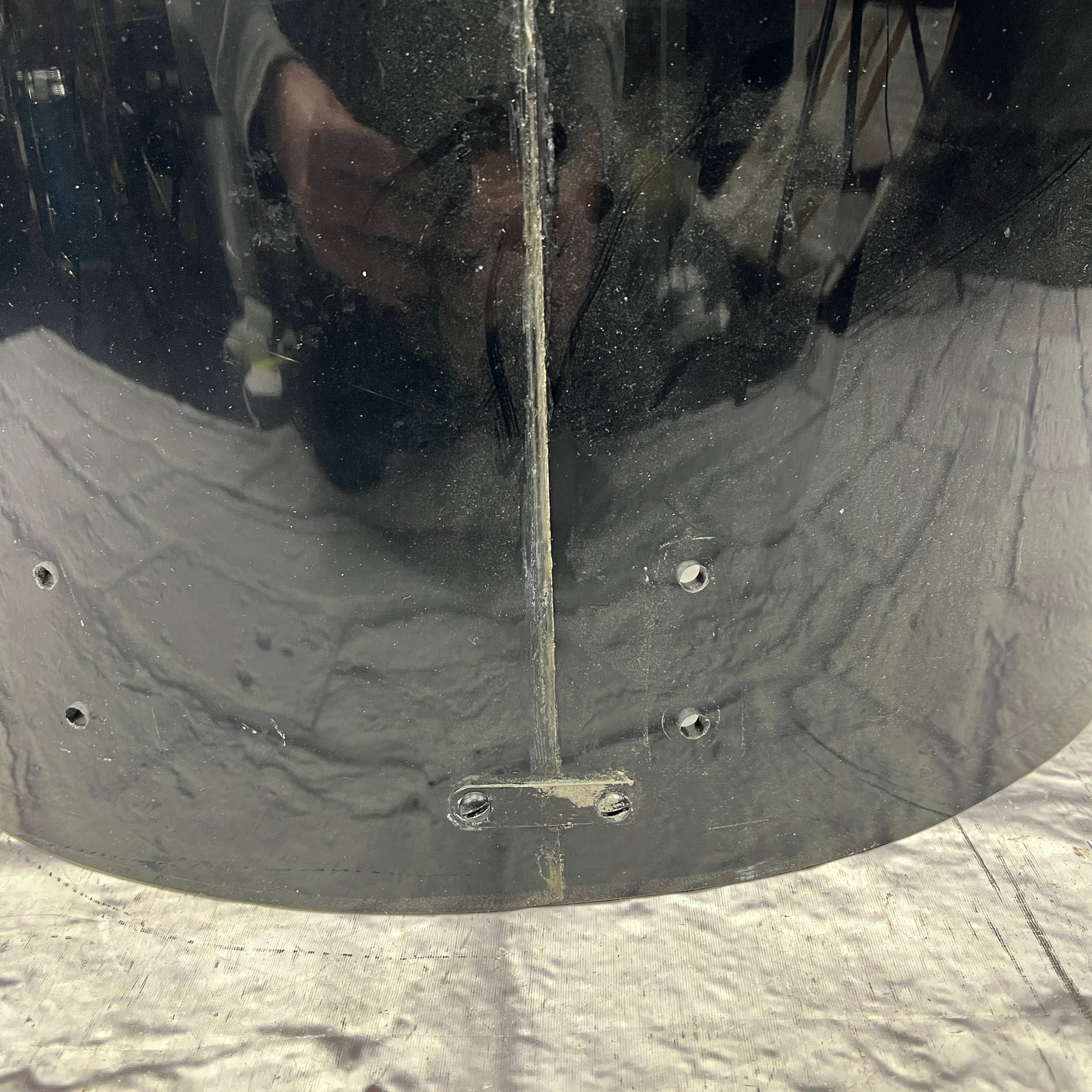 Ludwig 22x14 Vistalite Bass Drum Shell Project AS IS