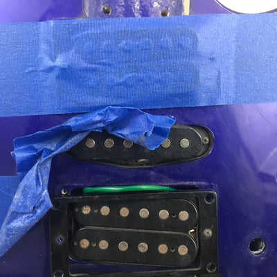 Unknown Soloist-Style Electric Guitar Body Includes 3 Pickups
