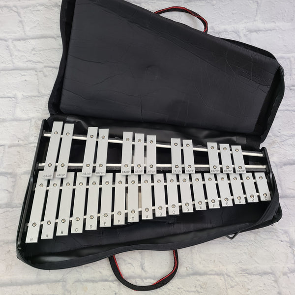 Pearl Xylophone w/ Practice Pad, Music Stand and Stand - Evolution Music