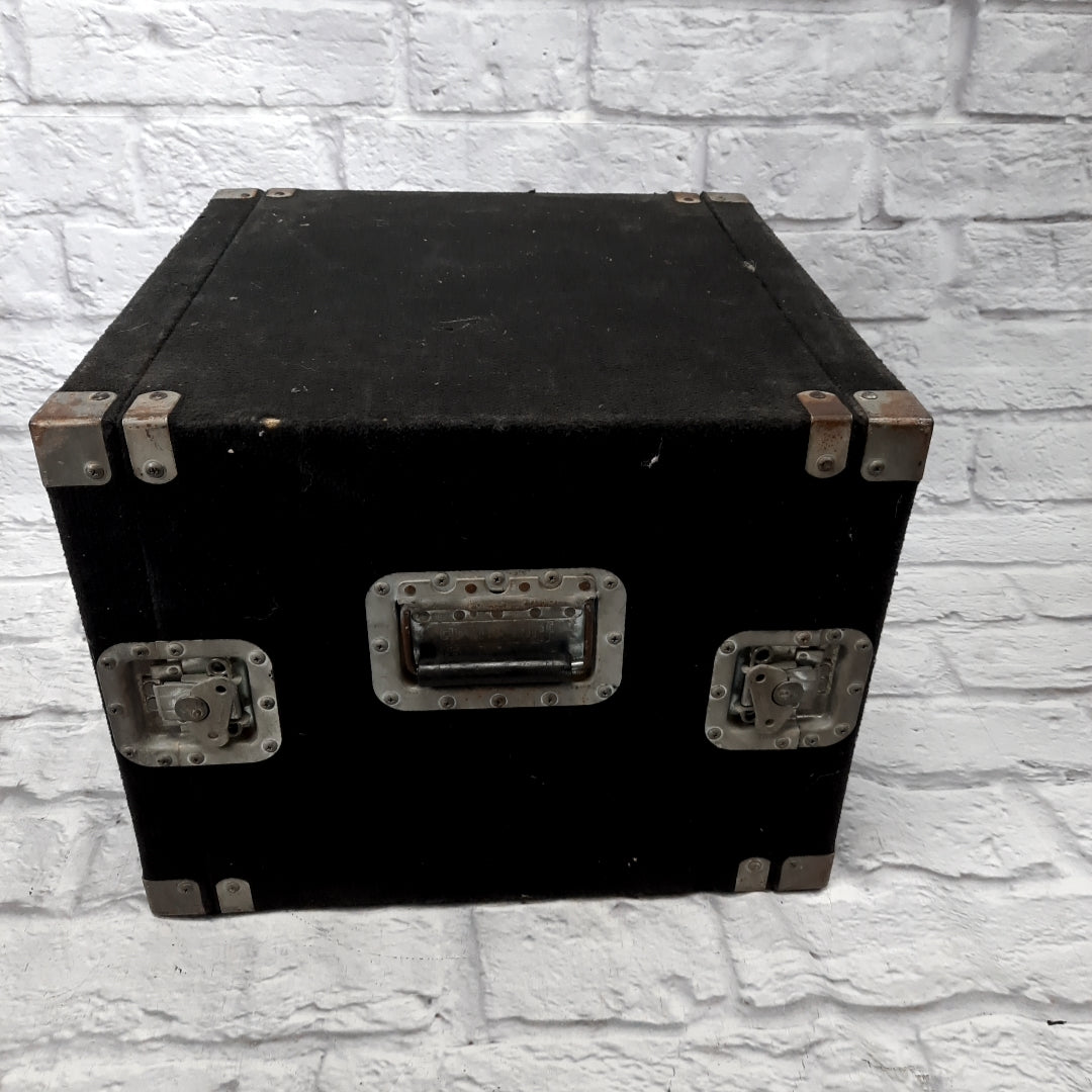 Grundorf 8U Black Carpeted Rack Case