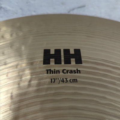 Sabian 17 HH Thin Crash Cymbal