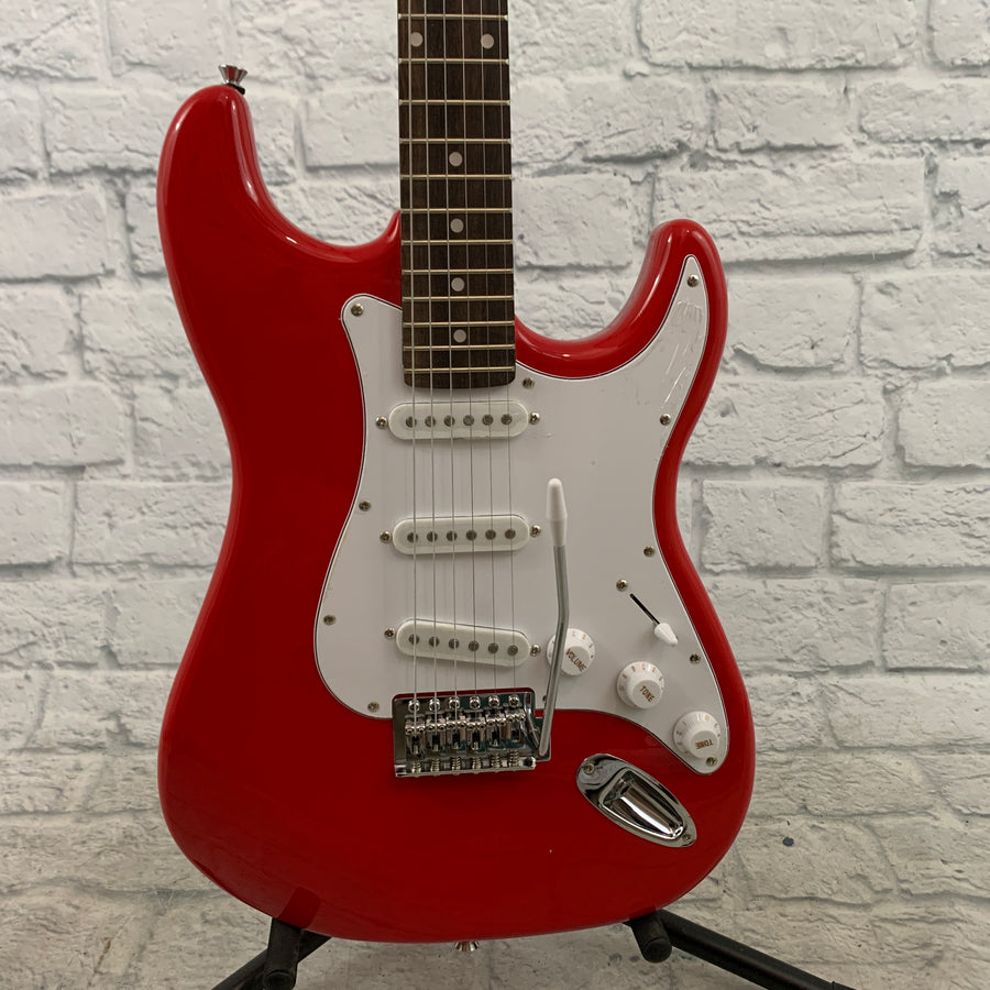 Nashville Guitar Works 130 Double Cutaway - Red, Rosewood Fretboard