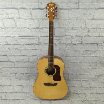 Washburn WSJ50SKELITE - Limited Edition Southern Jumbo Acoustic Guitar - Natural Gloss Finish w/Case
