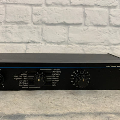 Alesis Microverb III Digital Reverb and Delay Rack Unit w/ Power Supply
