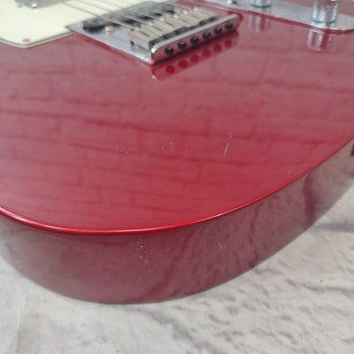 Squier Fat Telecaster Electric Guitar - Candy Apple Red