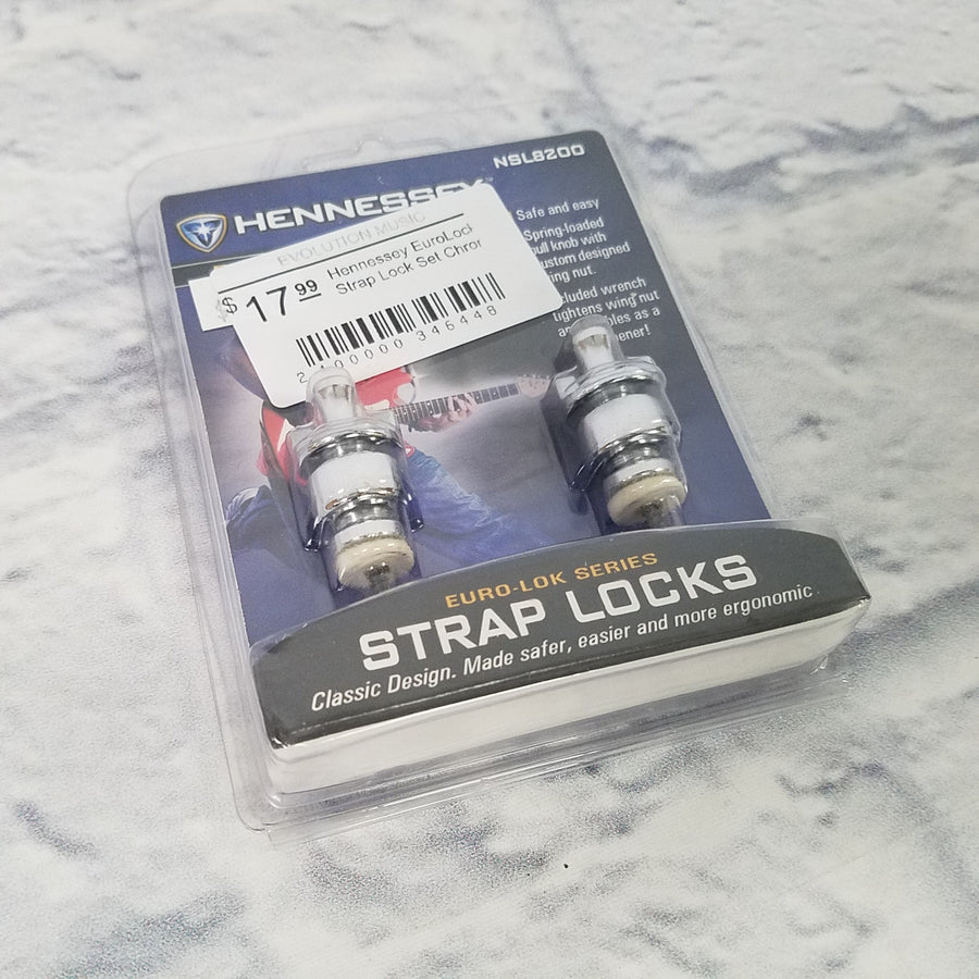 Hennessey EuroLock Strap Lock Set Chrome