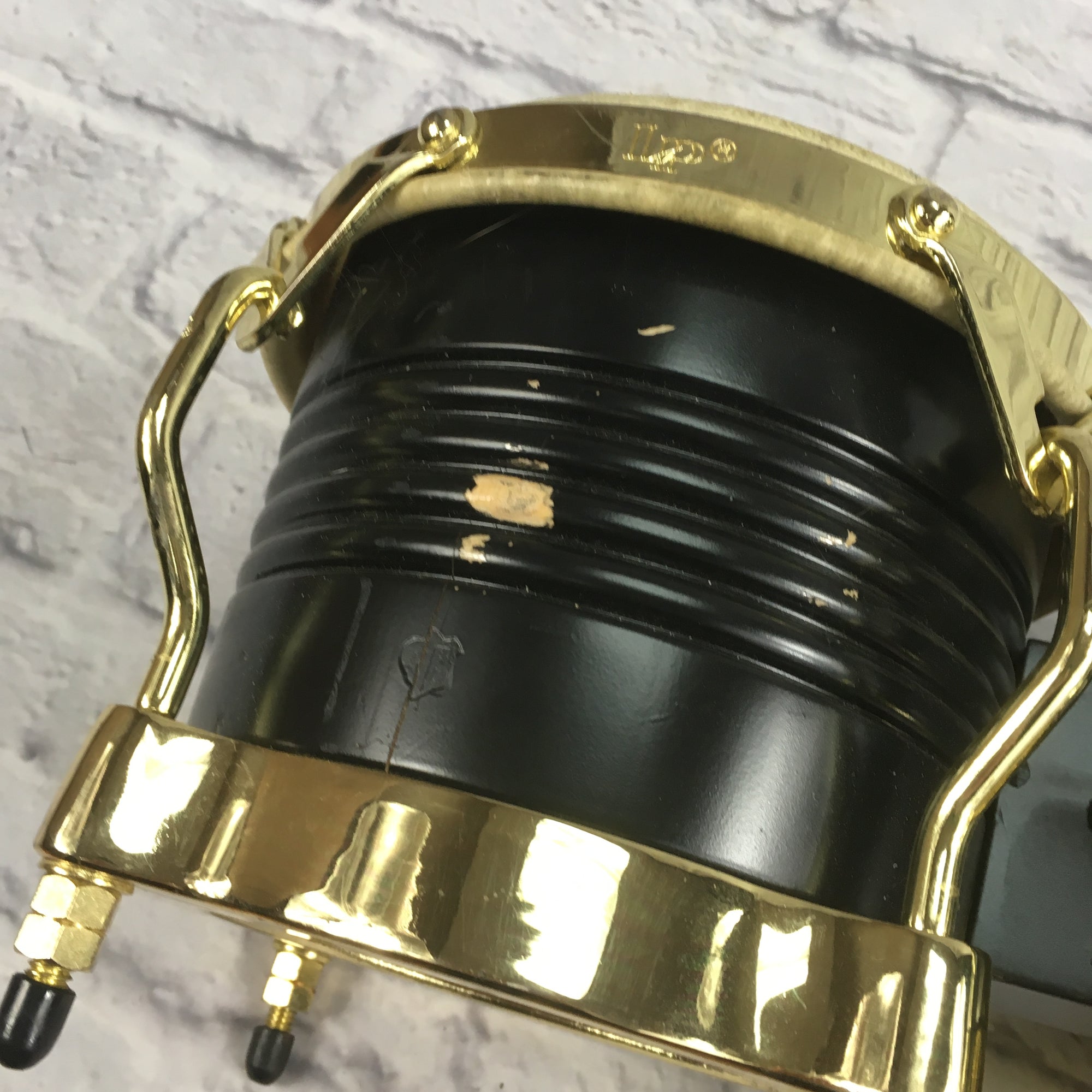 Latin Percussion Black Gold Bongos As Is