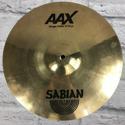 Sabian 14in AAX Stage Hats Hi Hat Cymbal Pair