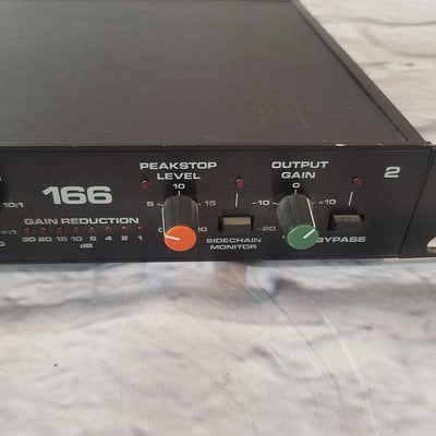 DBX 166 Stereo Compressor Limiter Rack Unit