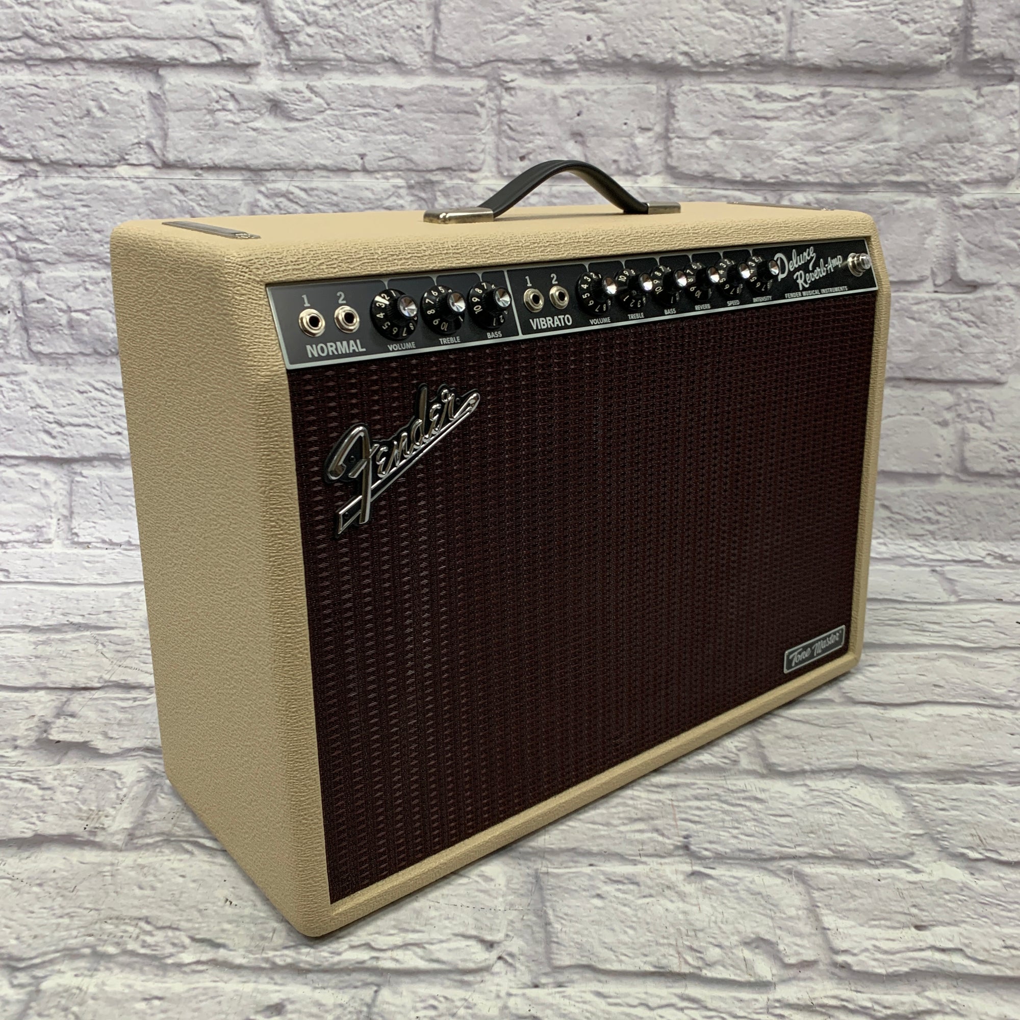 Fender Tone Master Deluxe Reverb Blonde w/ Cover