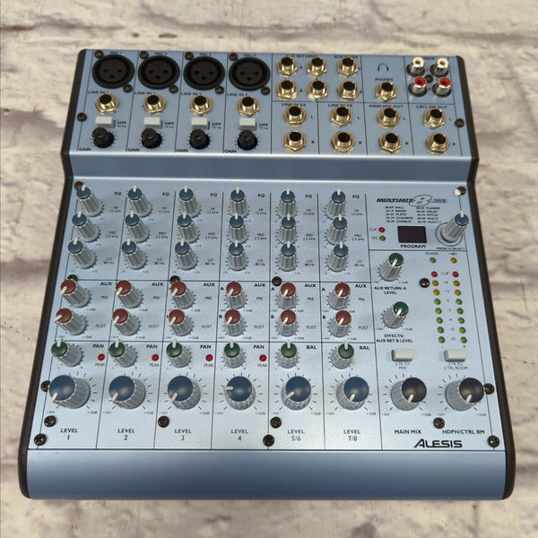 Alesis MultiMix 8 USB 8-Channel Mixer with Built-In Effects and USB In ...