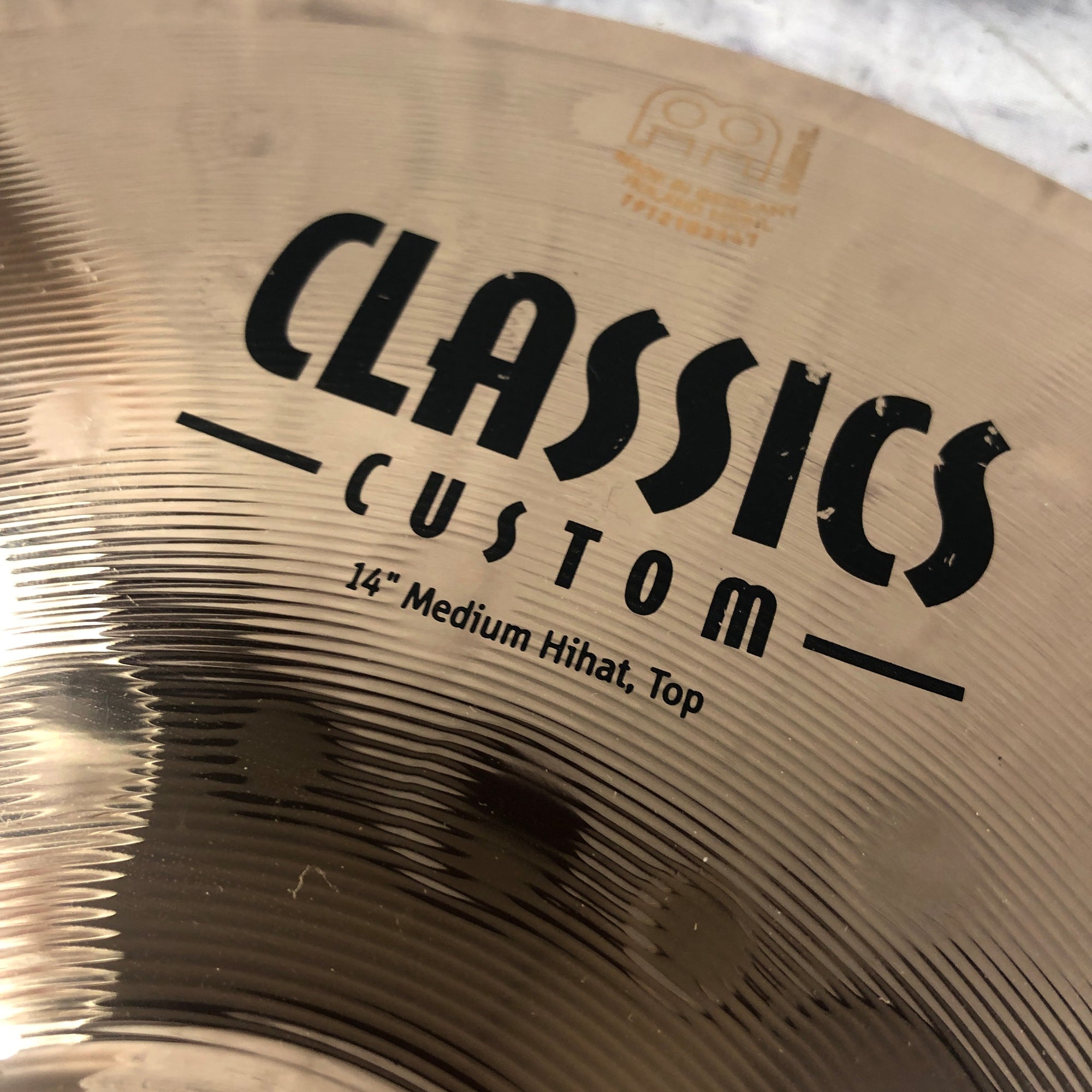 Meinl 14 Custom Classics Medium Hi Hat Cymbal Pair
