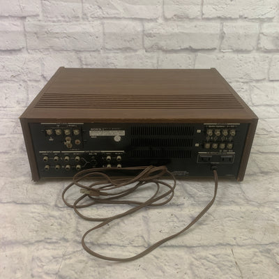 Sony Receiver (Silver/Wood)