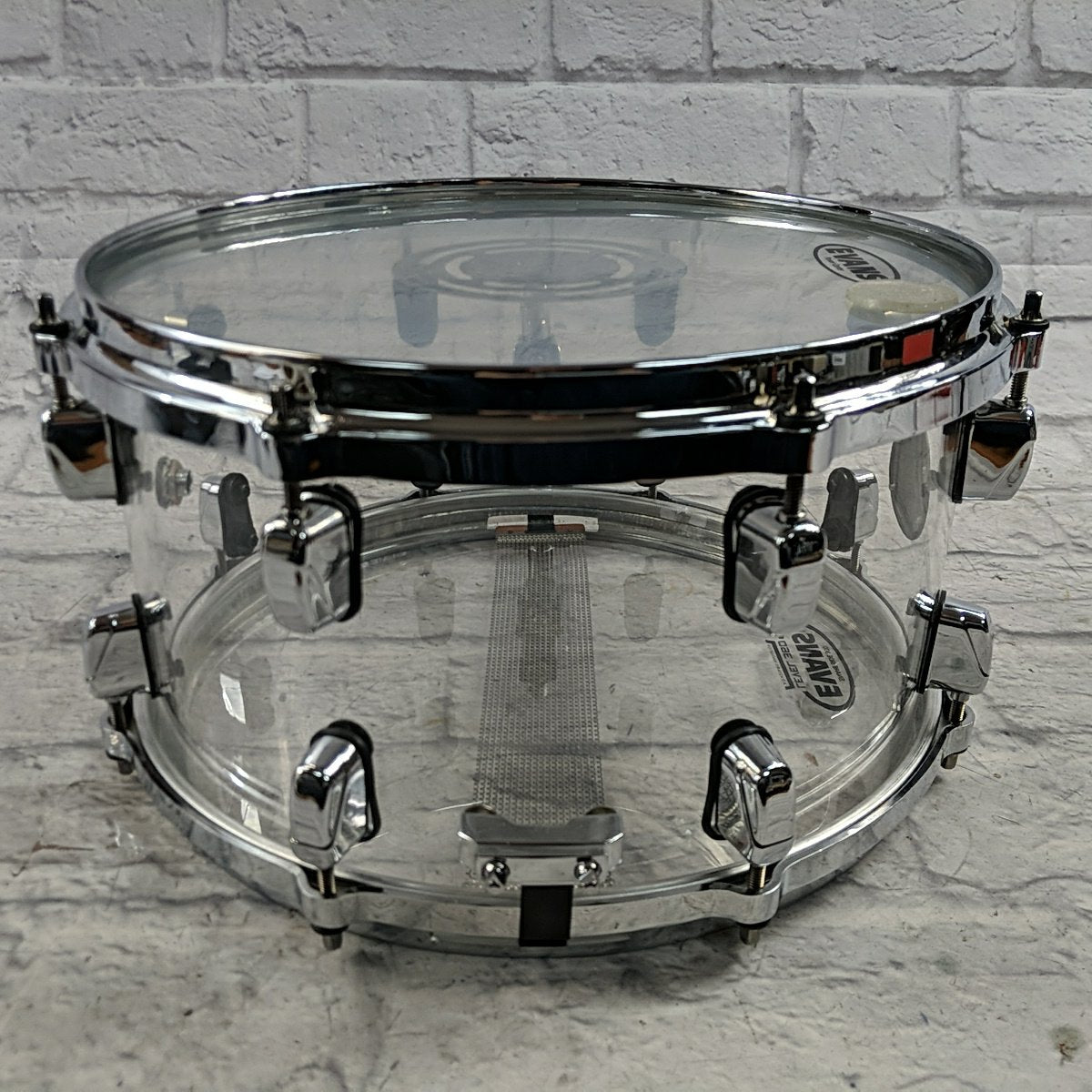 Crush Clear Acrylic 13x7 Snare Drum