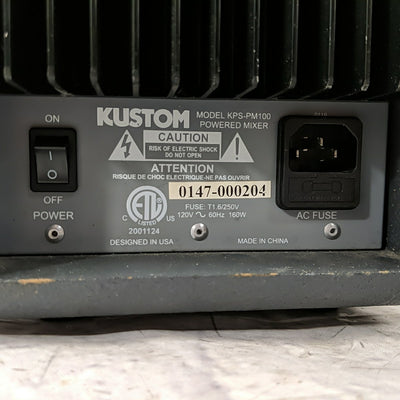 Kustom KPM-PS100 Powered Mixer