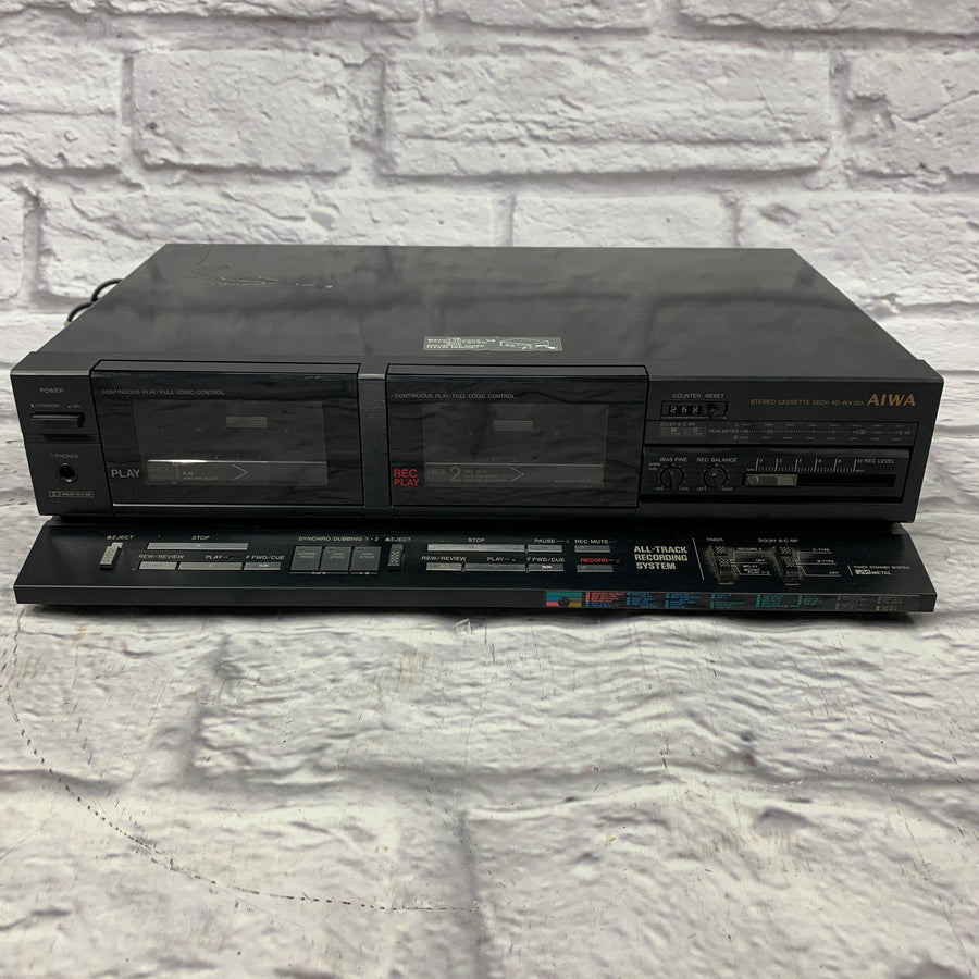 1989 Aiwa AD-WX180 Dual Well Cassette Player
