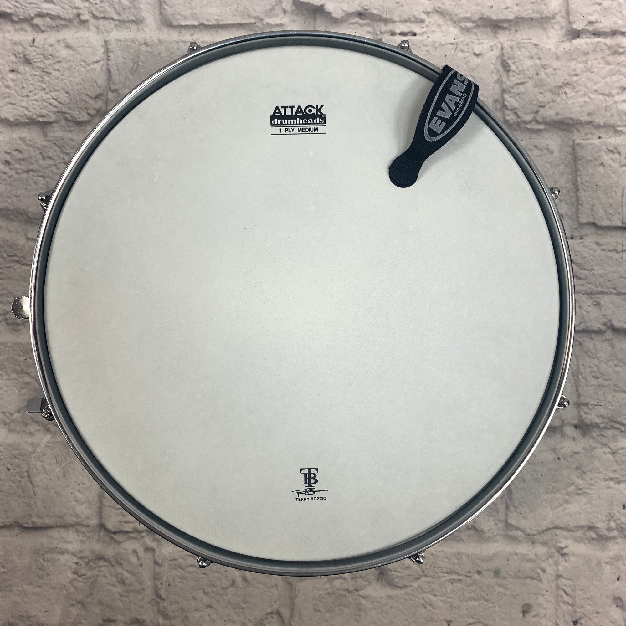 Vintage Ludwig 1970 Acrolite Snare Signed by William F Ludwig II