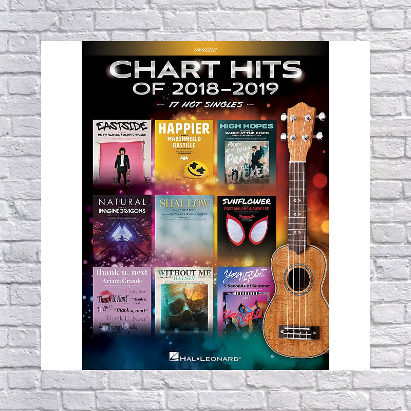 Hal Leonard Chart Hits Of 2018-2019 Ukulele Songbook