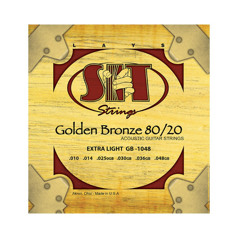 S.I.T. String GB1048 Extra Light 80/20 Bronze Acoustic Guitar String