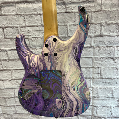 Spear Gladius Purple Swirl Electric Guitar
