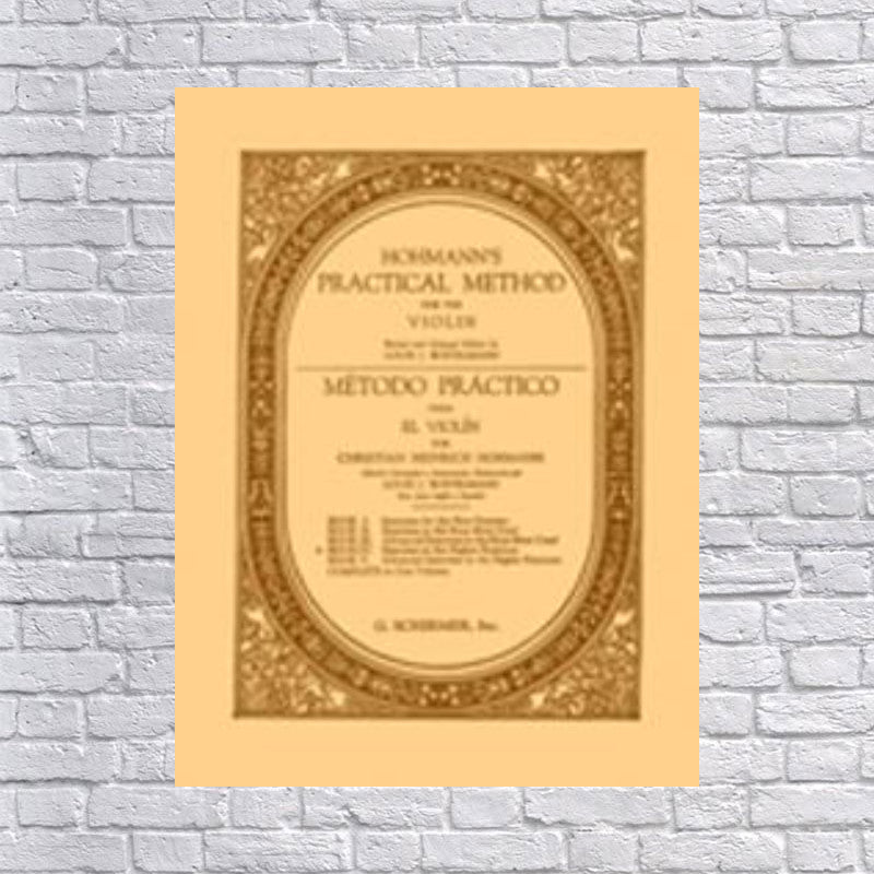 G. Schirmer Practical Method For The Violin String Method Composed By Hohmann Edited By Louis Bostelmann
