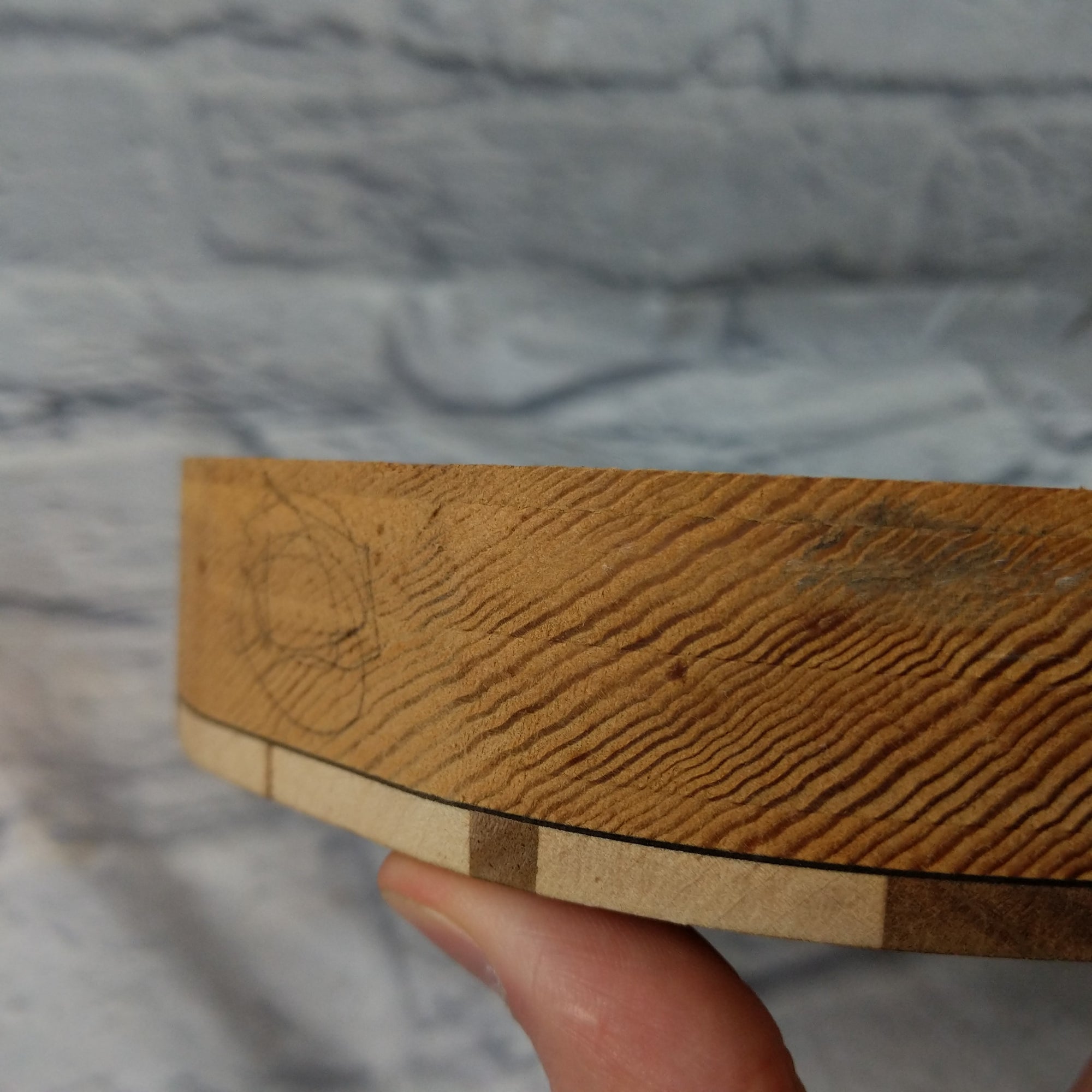 No Name Custom telecaster body - electric guitar checker pattern