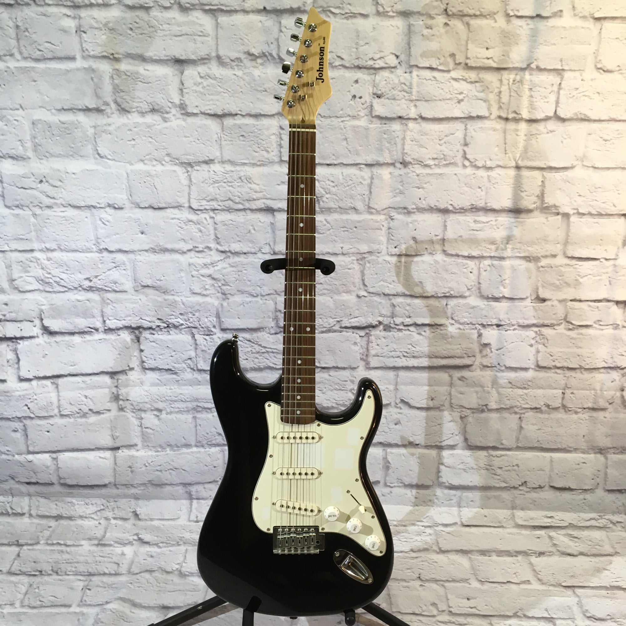 Johnson S Style Electric Guitar - Black