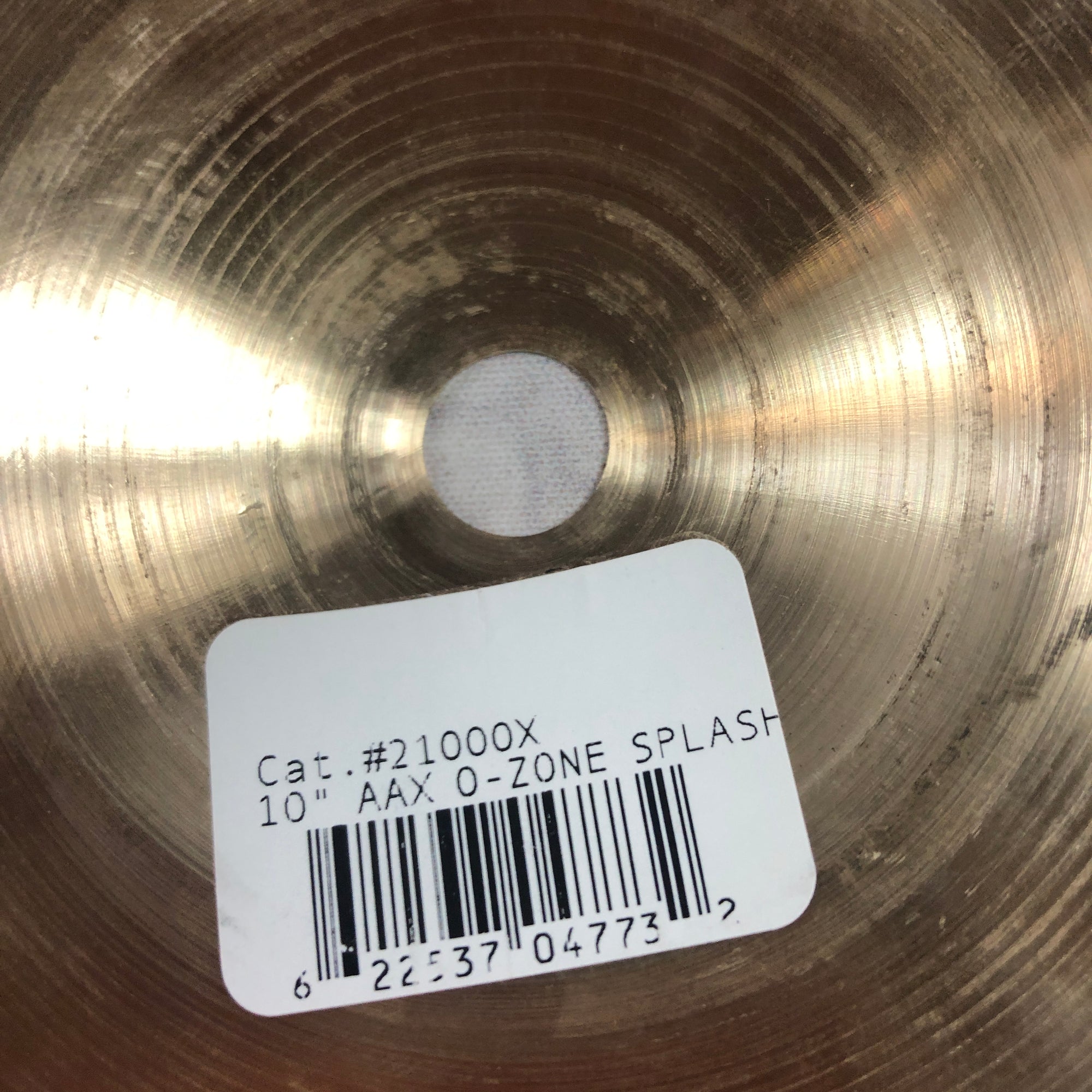 Sabian 10 AAX O-Zone Splash Cymbal