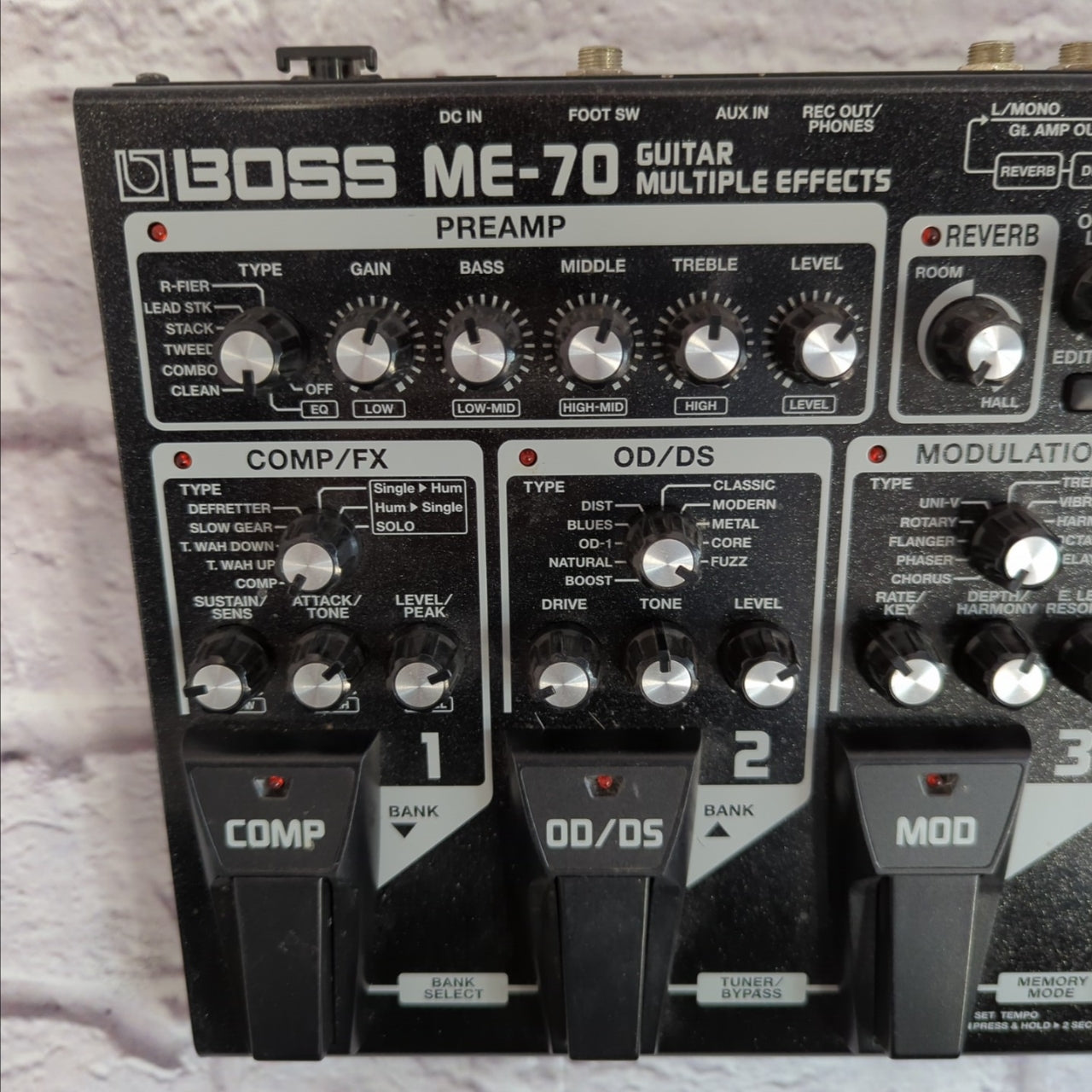 Boss ME-70 Effects Pedal - Evolution Music