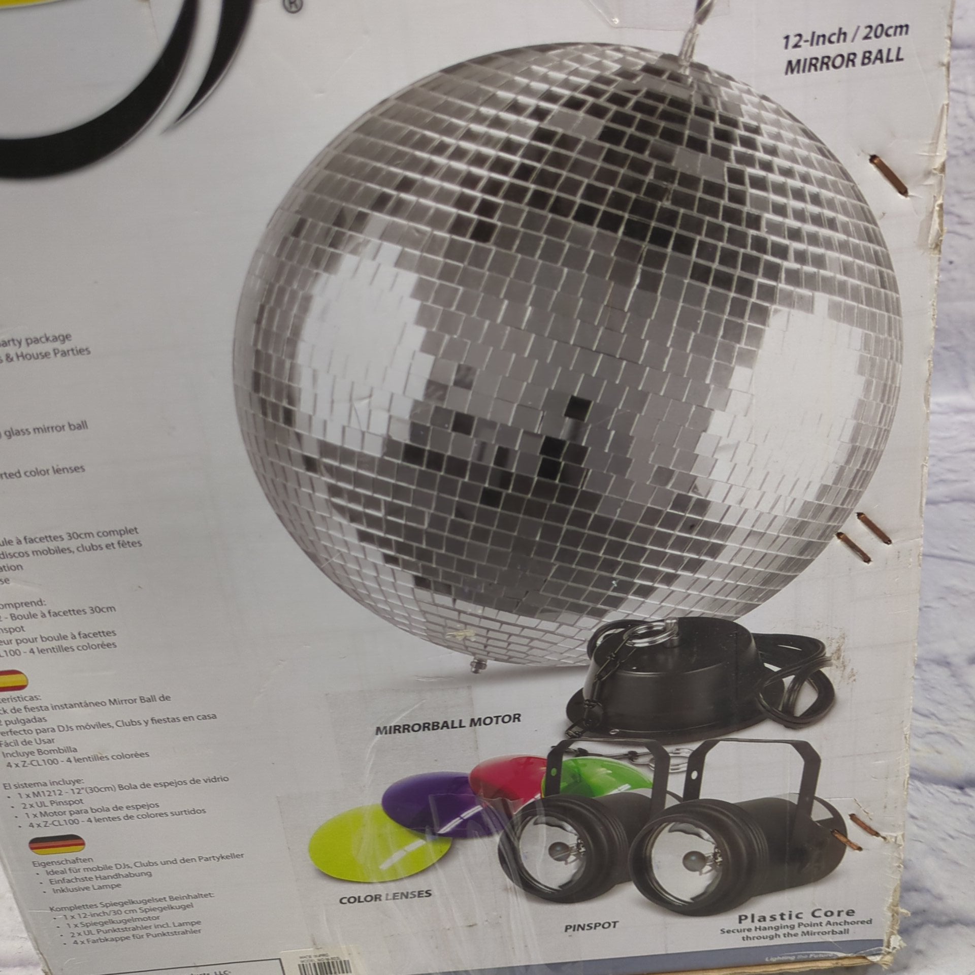 ADJ M-502L Mirror Ball Set