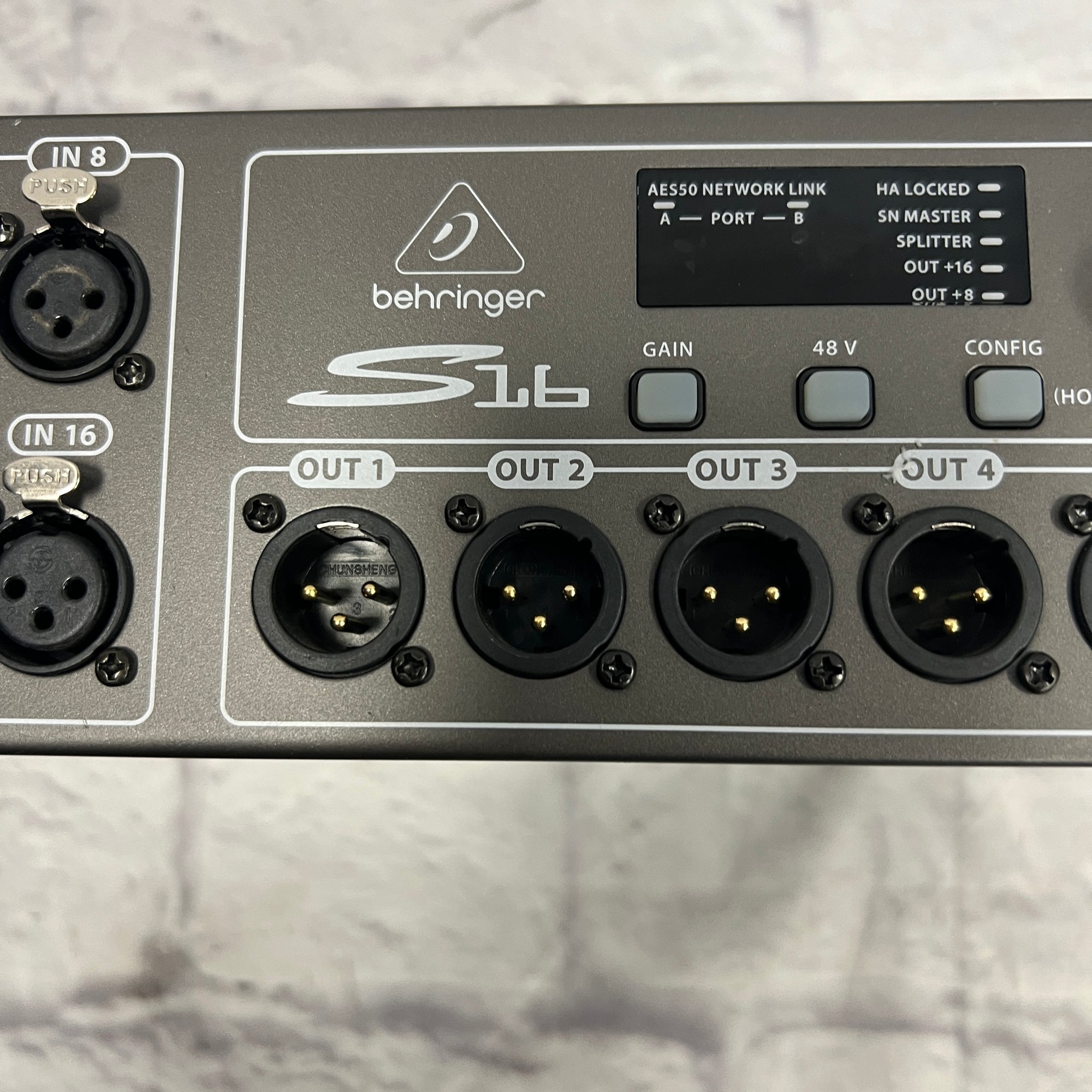 Behringer S16 I/O Box with Midas Preamps