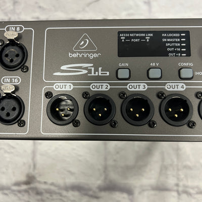 Behringer S16 I/O Box with Midas Preamps