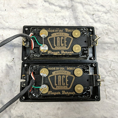 Lace Finger Burners Humbucker set Burnt Chrome